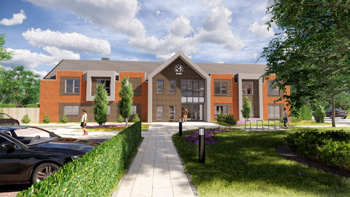 An architectâ€™s illustration of the proposed purpose-built care home. 